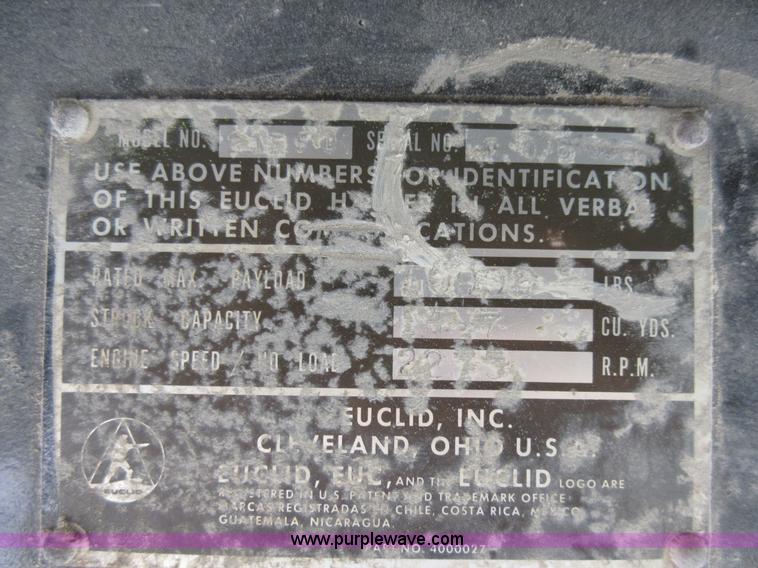 image for item F8383 Euclid R25 haul truck