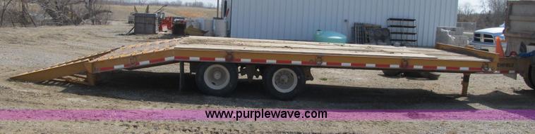 image for item G2000 2005 Bett Leitchfield equipment trailer