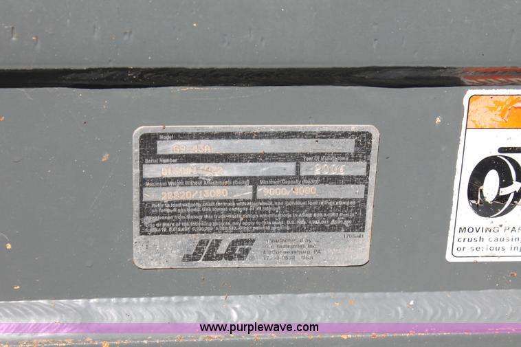 image for item H5882 2006 JLG G9-43A telehandler