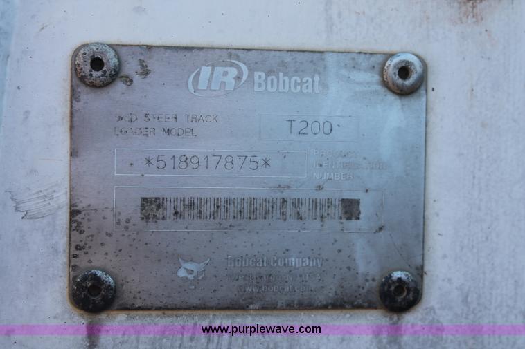 image for item H5970 2003 Bobcat T200 tracked skid steer