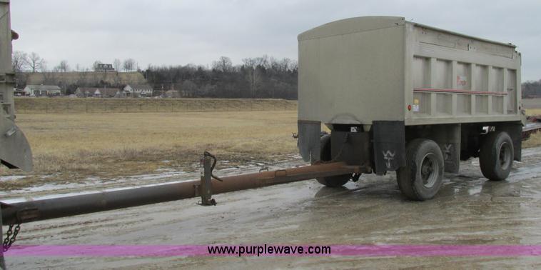 image for item H7564 1993 shop built pup dump trailer