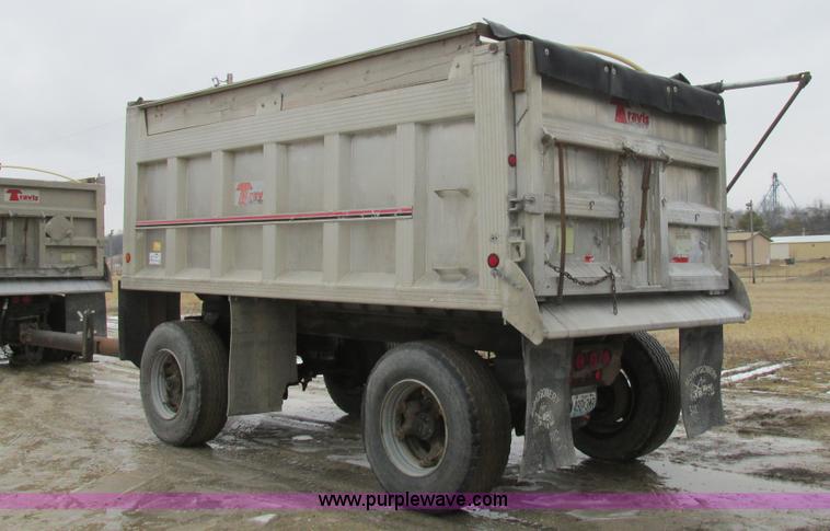image for item H7564 1993 shop built pup dump trailer