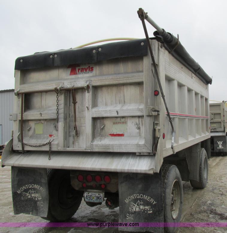image for item H7564 1993 shop built pup dump trailer