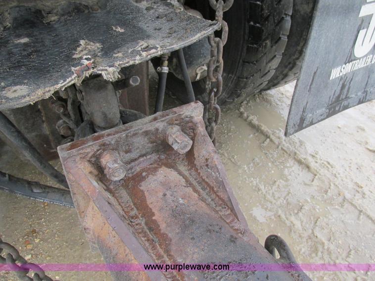 image for item H7564 1993 shop built pup dump trailer