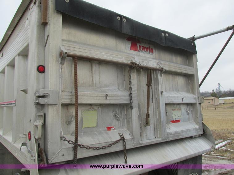 image for item H7564 1993 shop built pup dump trailer