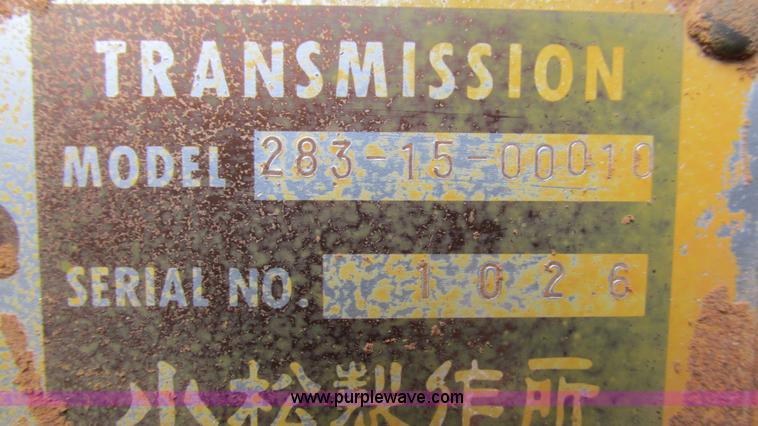 image for item I3083 Komatsu WS23-1 conventional scraper