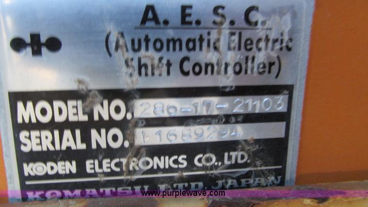 image for item I3083 Komatsu WS23-1 conventional scraper