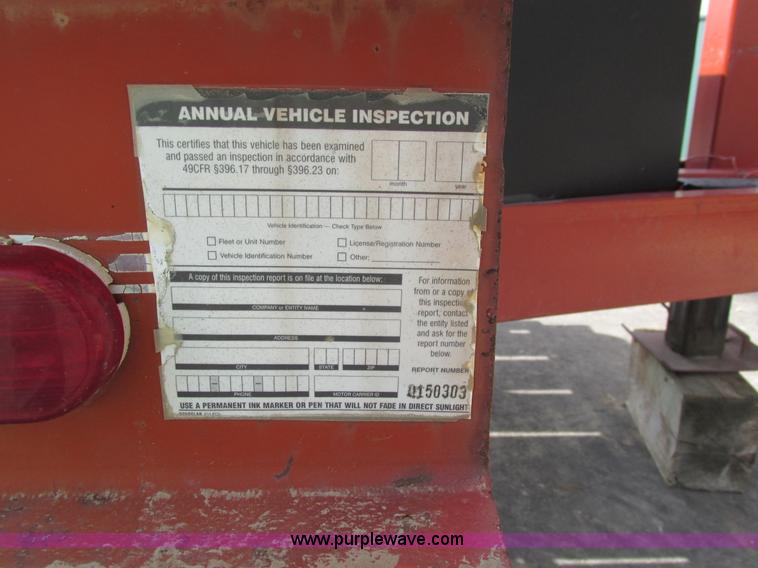 image for item I4021 1989 Redi Haul trailer