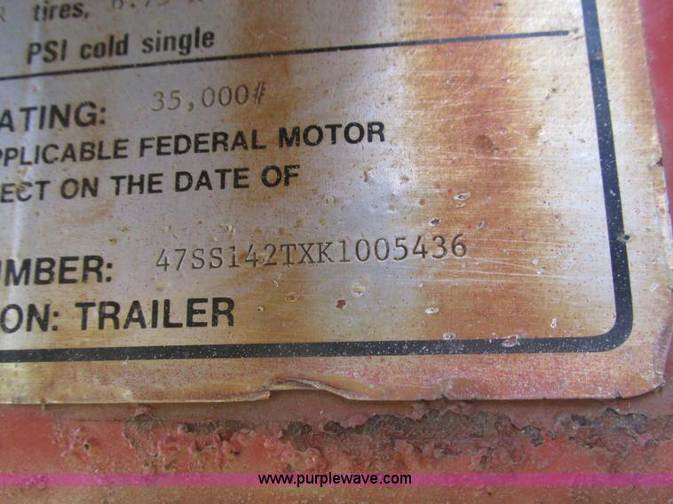 image for item I4021 1989 Redi Haul trailer