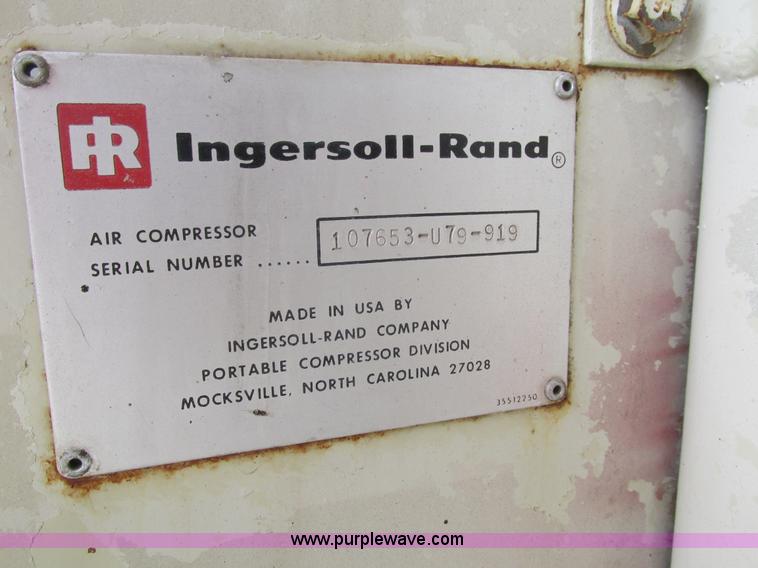image for item I4023 Ingersoll Rand air compressor