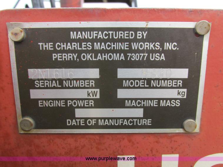 image for item I4026 Ditch Witch 8020JD vibratory plow