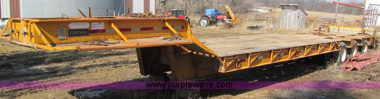 image for item I4033 1977 Fontaine LBTT-3-35BT equipment trailer