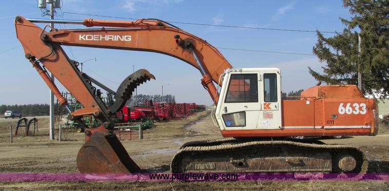 image for item I4034 Koehring 6633 excavator