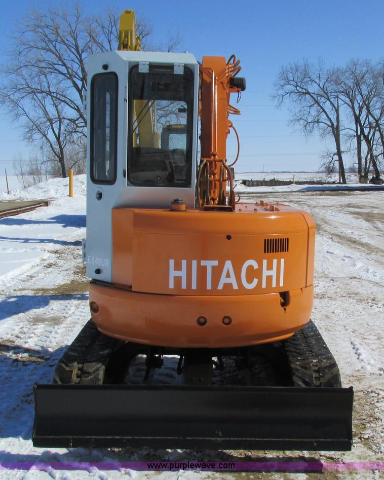 image for item I4047 1999 Hitachi EX40UR-2C compact excavator