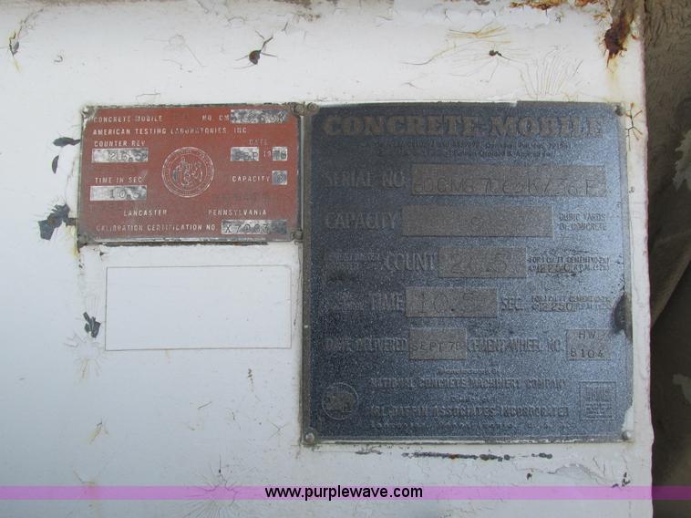 image for item I4053 1978 Mack mixer truck