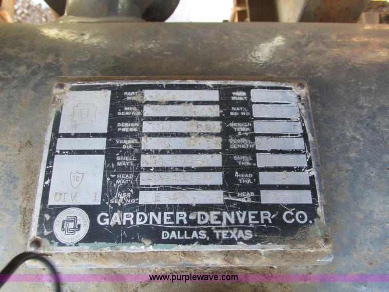image for item I4055 1970 Gardner Denver air compressor