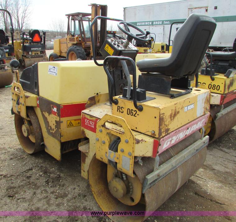 image for item I6554 1995 Dynapac CC122 double drum vibratory roller