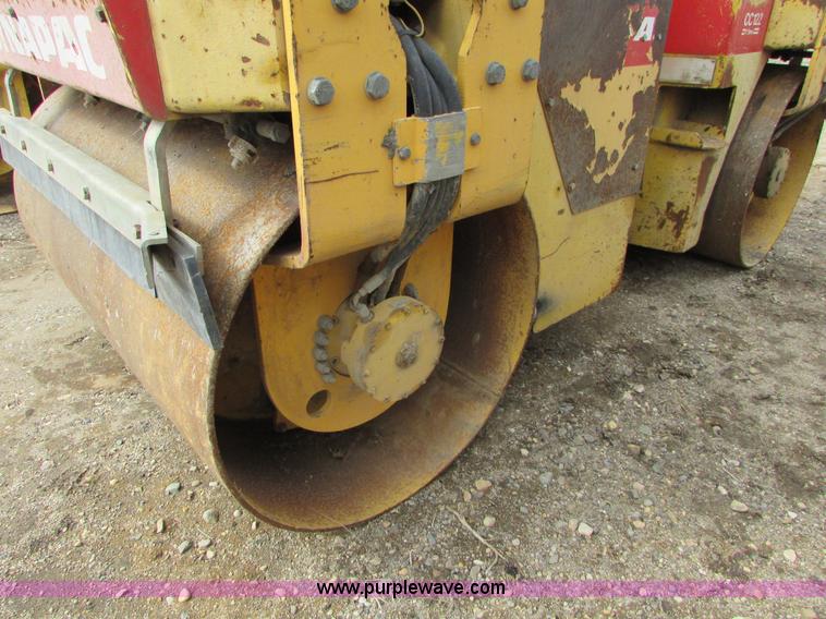 image for item I6554 1995 Dynapac CC122 double drum vibratory roller