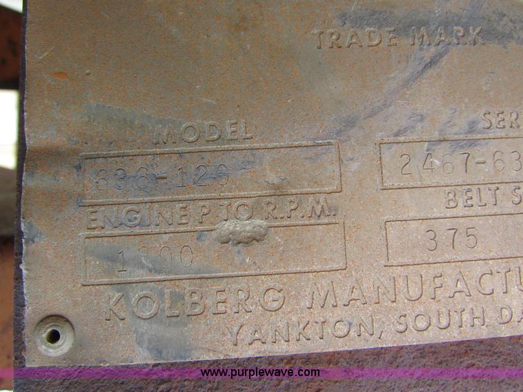 image for item I6564 Kohlberg 636-120 stacking conveyor