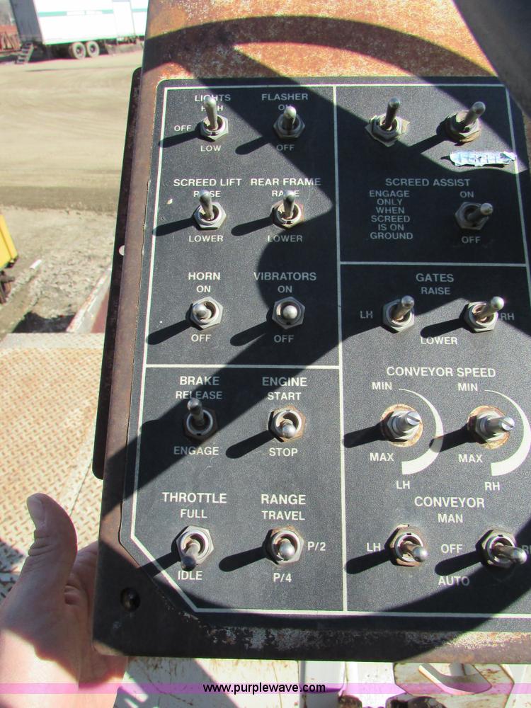 image for item I6565 Cedarapids CR551 asphalt paver