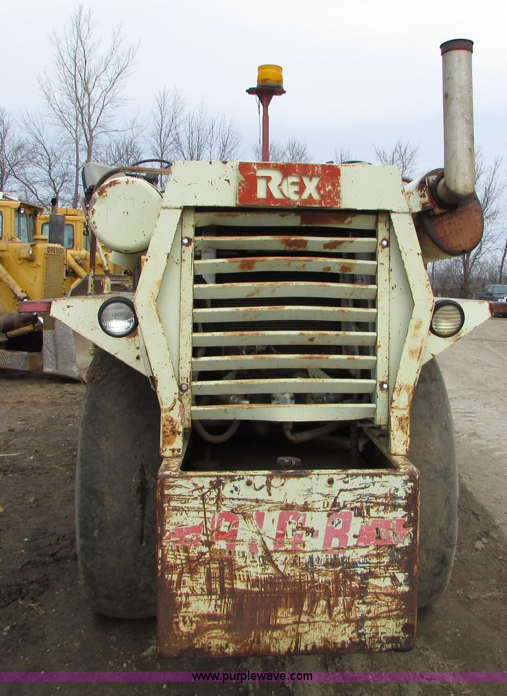 image for item I6568 Rex SP-910B single vibratory drum roller