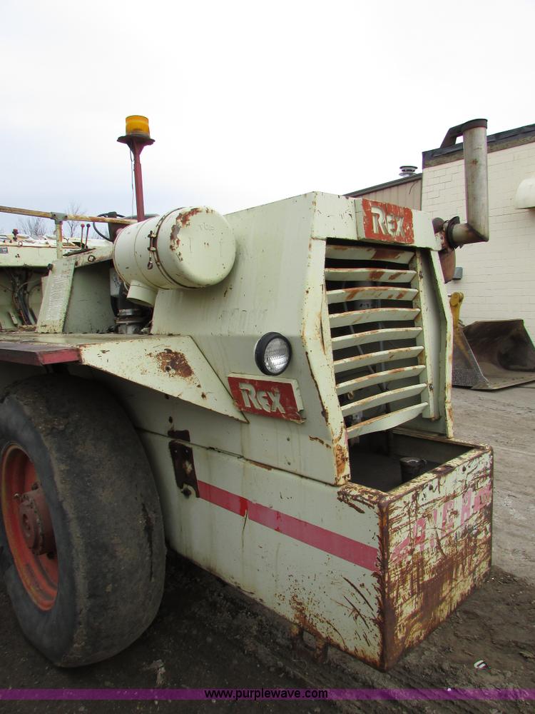 image for item I6568 Rex SP-910B single vibratory drum roller