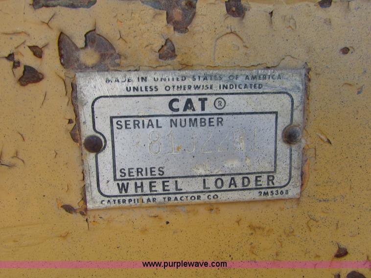 image for item I6572 1969 Caterpillar 950 wheel loader