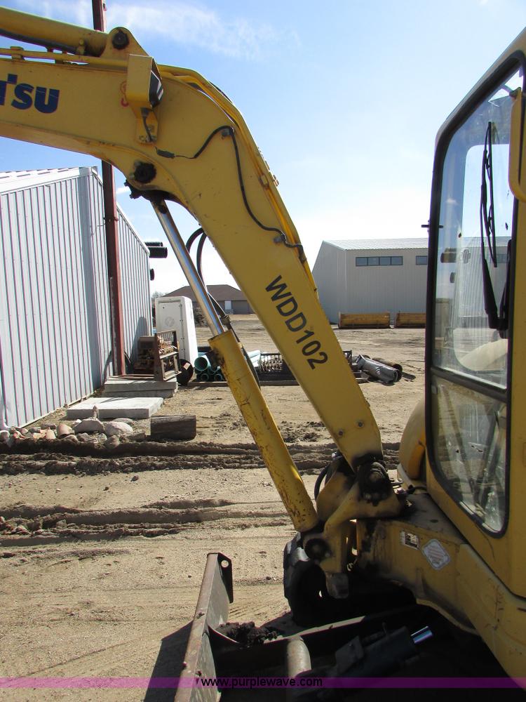 image for item I6573 Komatsu PC40MRX compact excavator