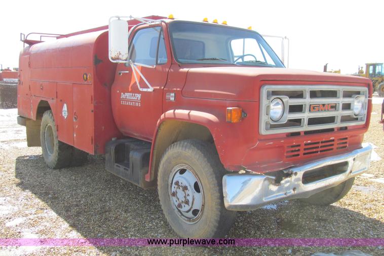 image for item J3253 1984 GMC 6000 fuel truck
