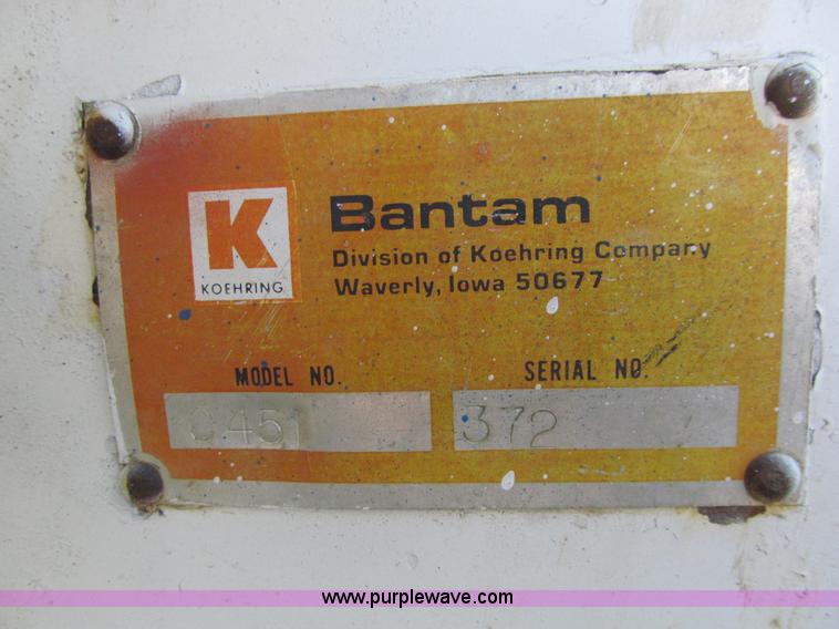 image for item J3256 Bantam C451 excavator with electromagnet