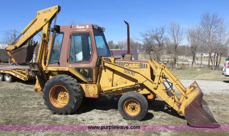 image for item K2055 1986 Case 580E backhoe