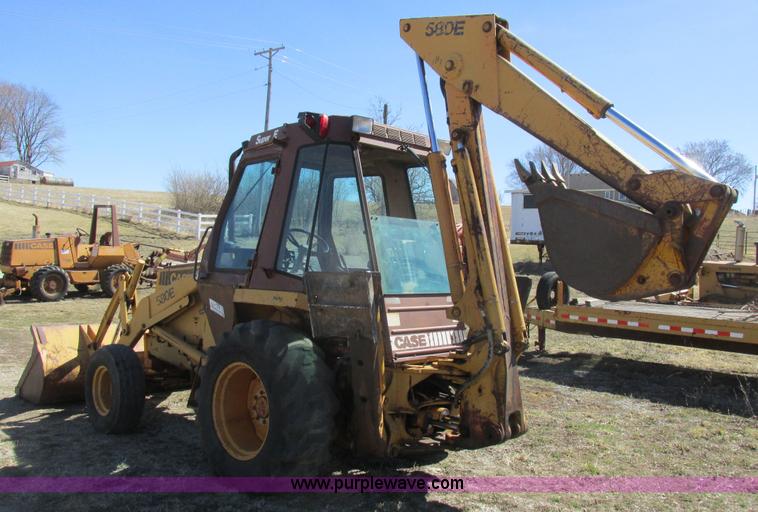 image for item K2055 1986 Case 580E backhoe