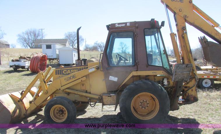 image for item K2055 1986 Case 580E backhoe