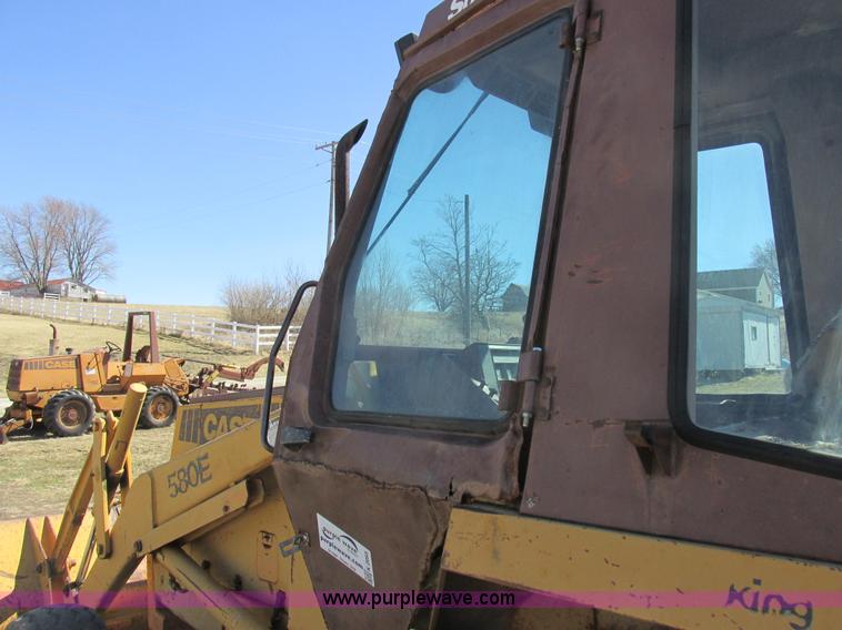 image for item K2055 1986 Case 580E backhoe