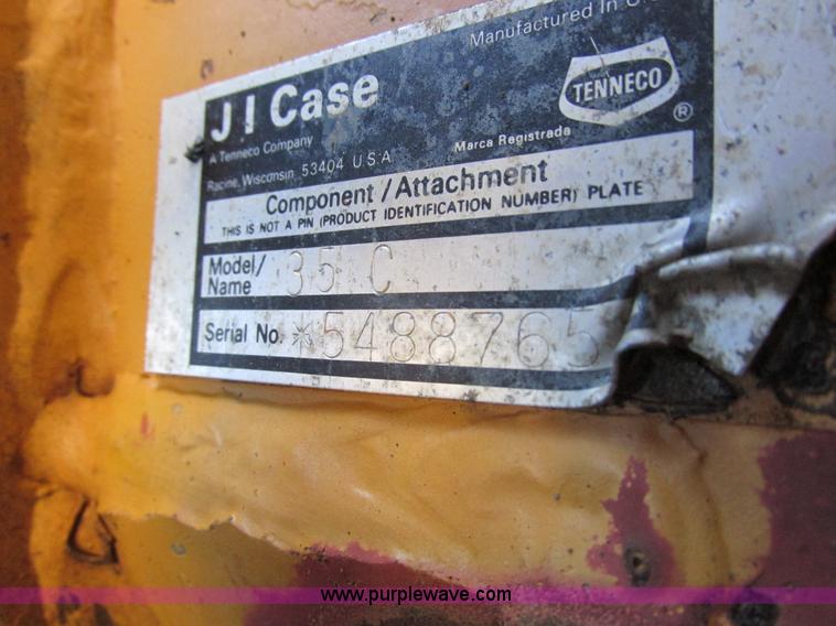 image for item K2055 1986 Case 580E backhoe