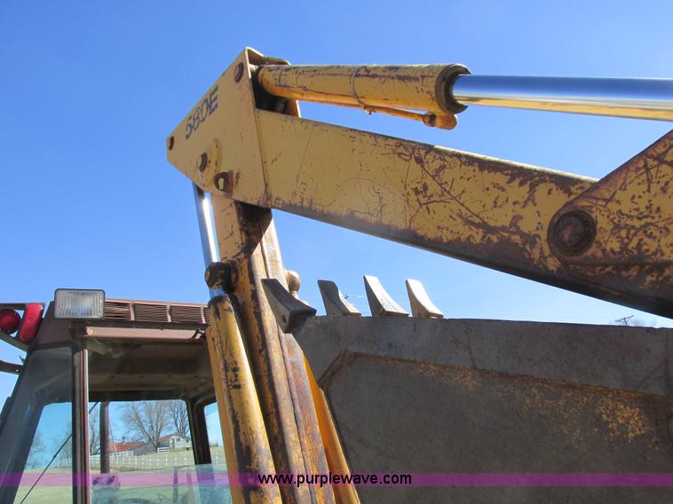 image for item K2055 1986 Case 580E backhoe