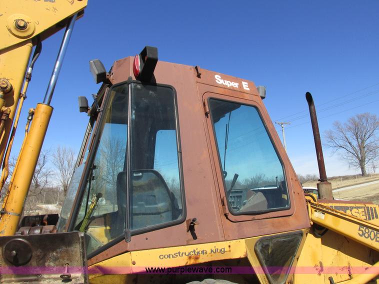 image for item K2055 1986 Case 580E backhoe