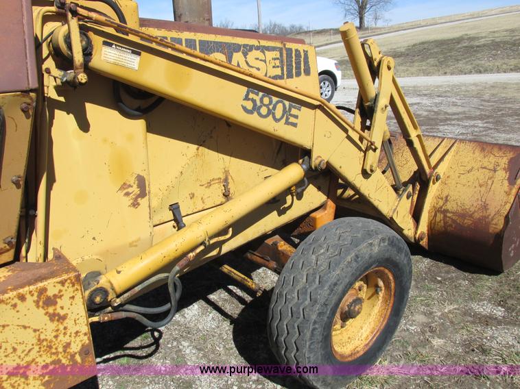 image for item K2055 1986 Case 580E backhoe