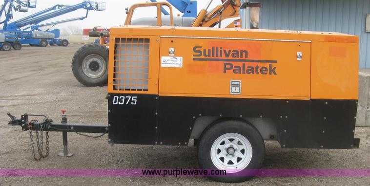 image for item K2962 2010 Sullivan Palatek D375 air compressor