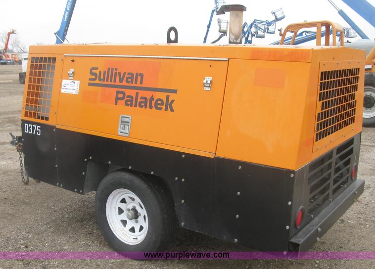 image for item K2962 2010 Sullivan Palatek D375 air compressor