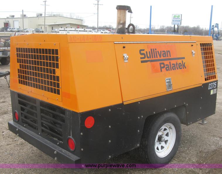 image for item K2962 2010 Sullivan Palatek D375 air compressor