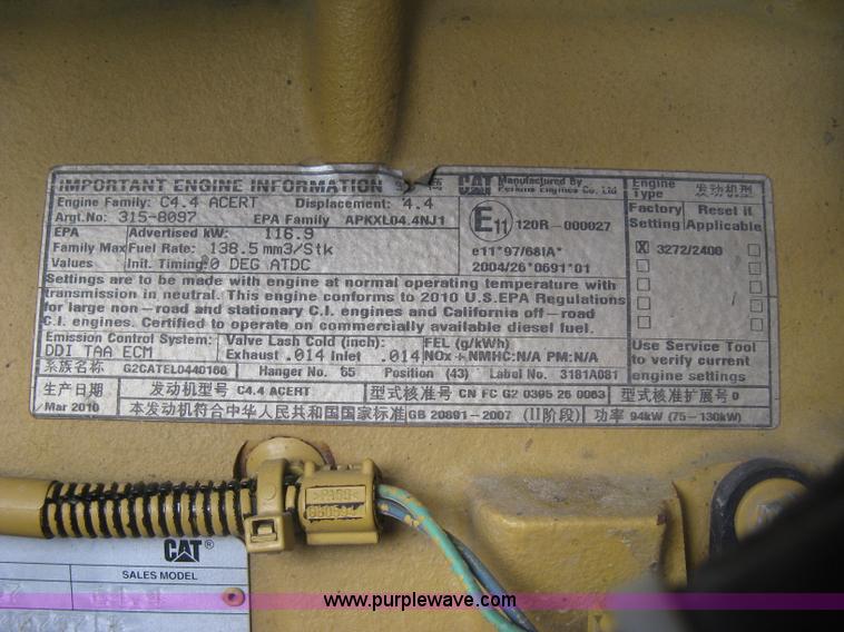 image for item K2962 2010 Sullivan Palatek D375 air compressor