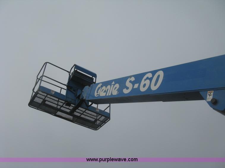 image for item K2964 2001 Genie S-60 boom lift