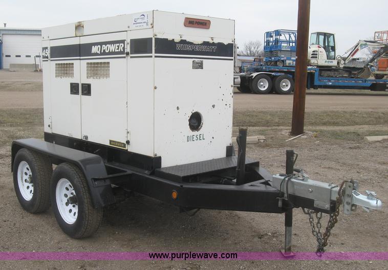 image for item K2965 2006 MQ Whisperwatt 45 generator