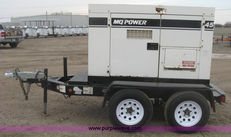 image for item K2965 2006 MQ Whisperwatt 45 generator