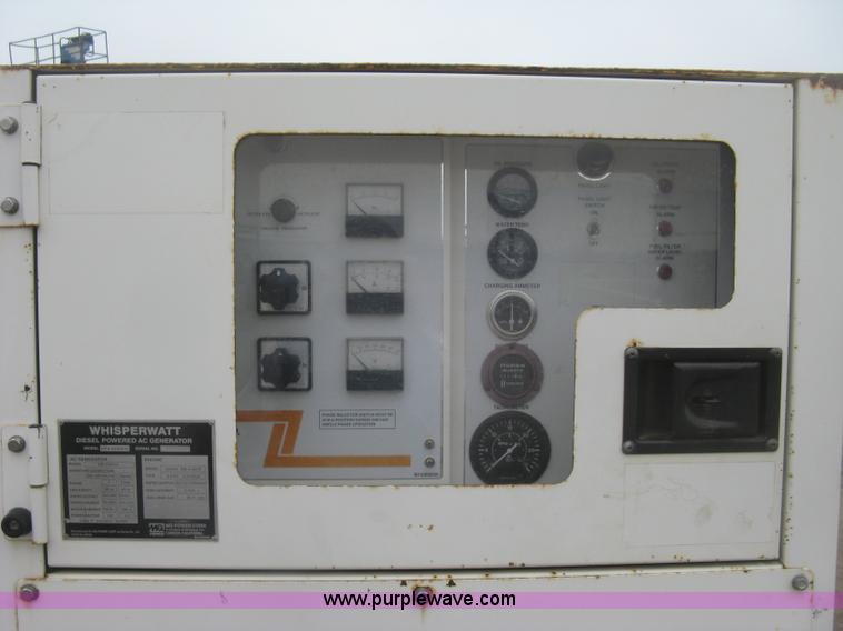 image for item K2965 2006 MQ Whisperwatt 45 generator