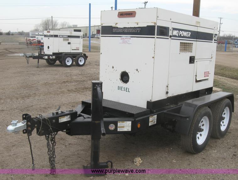 image for item K2966 2006 MQ Whisperwatt 45 generator
