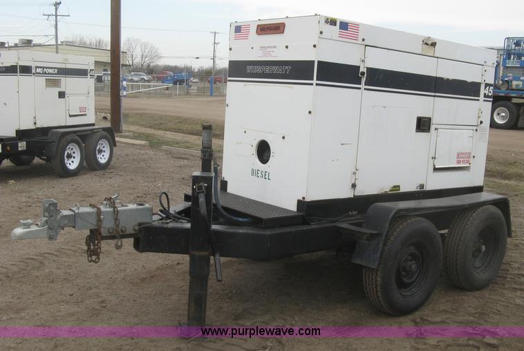 image for item K2967 2003 MQ Whisperwatt 45 generator