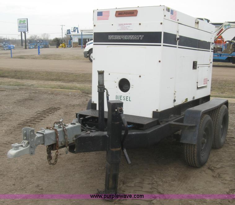 image for item K2967 2003 MQ Whisperwatt 45 generator