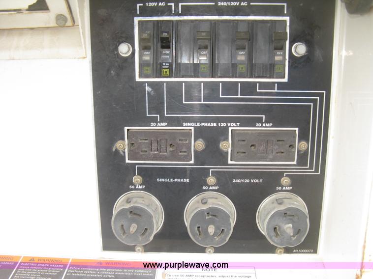 image for item K2967 2003 MQ Whisperwatt 45 generator